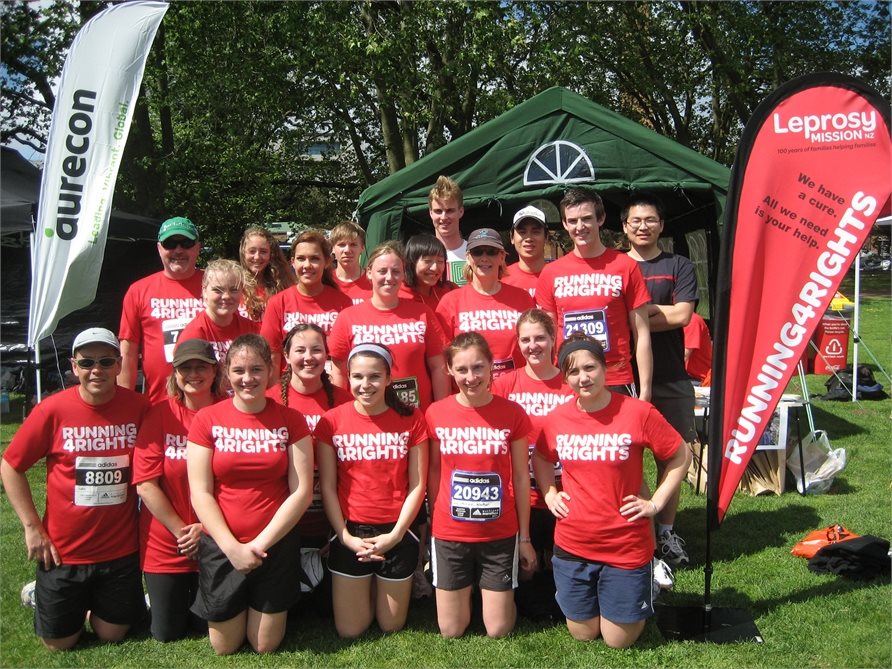 2011 Running 4 Rights team members after finishing their events